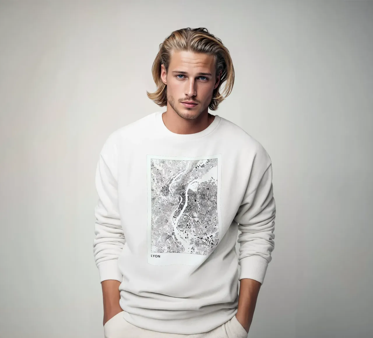 Lyon felpa da The Cartography Collection
