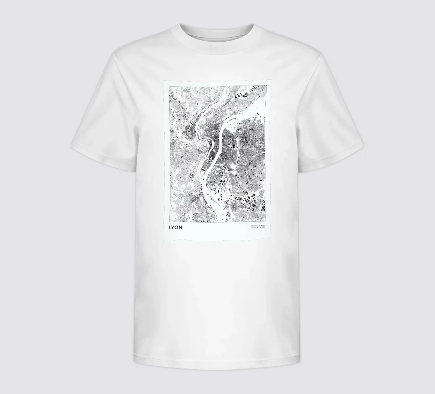 Lyon t-shirt bambini da The Cartography Collection