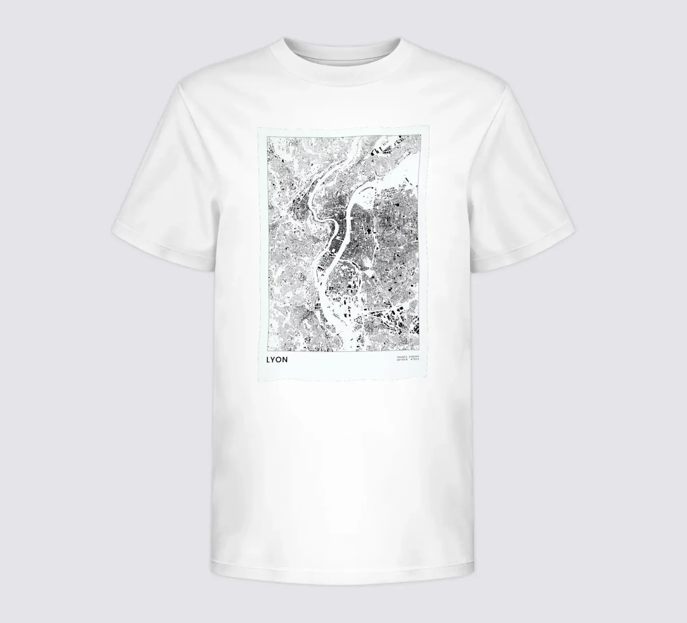 Lyon t-shirt bambini da The Cartography Collection
