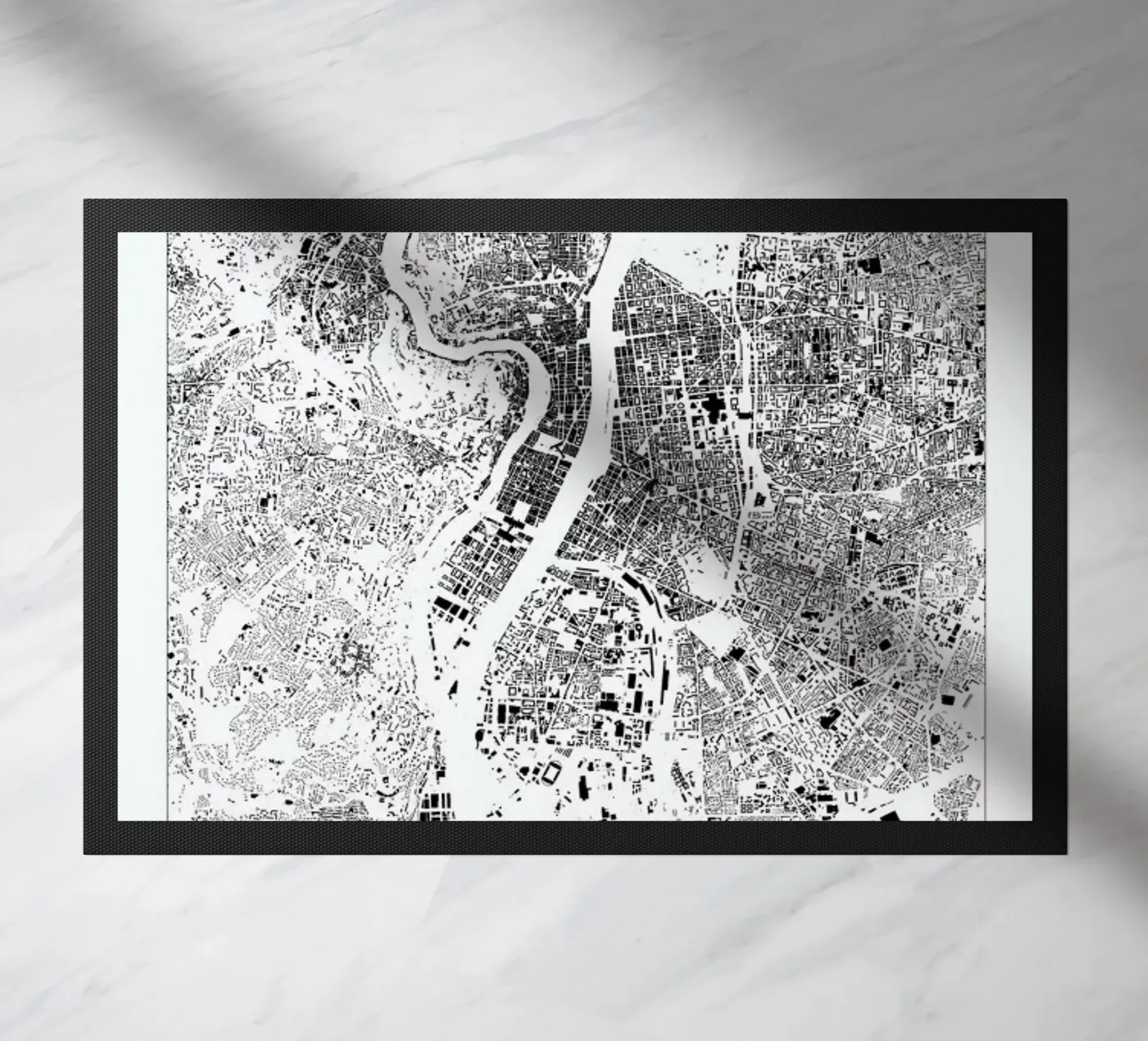 Lyon doormat by The Cartography Collection