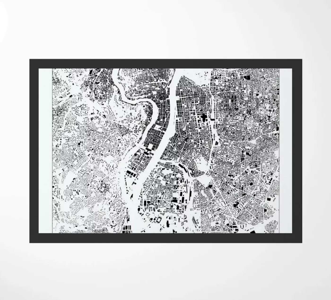 Lyon doormat by The Cartography Collection