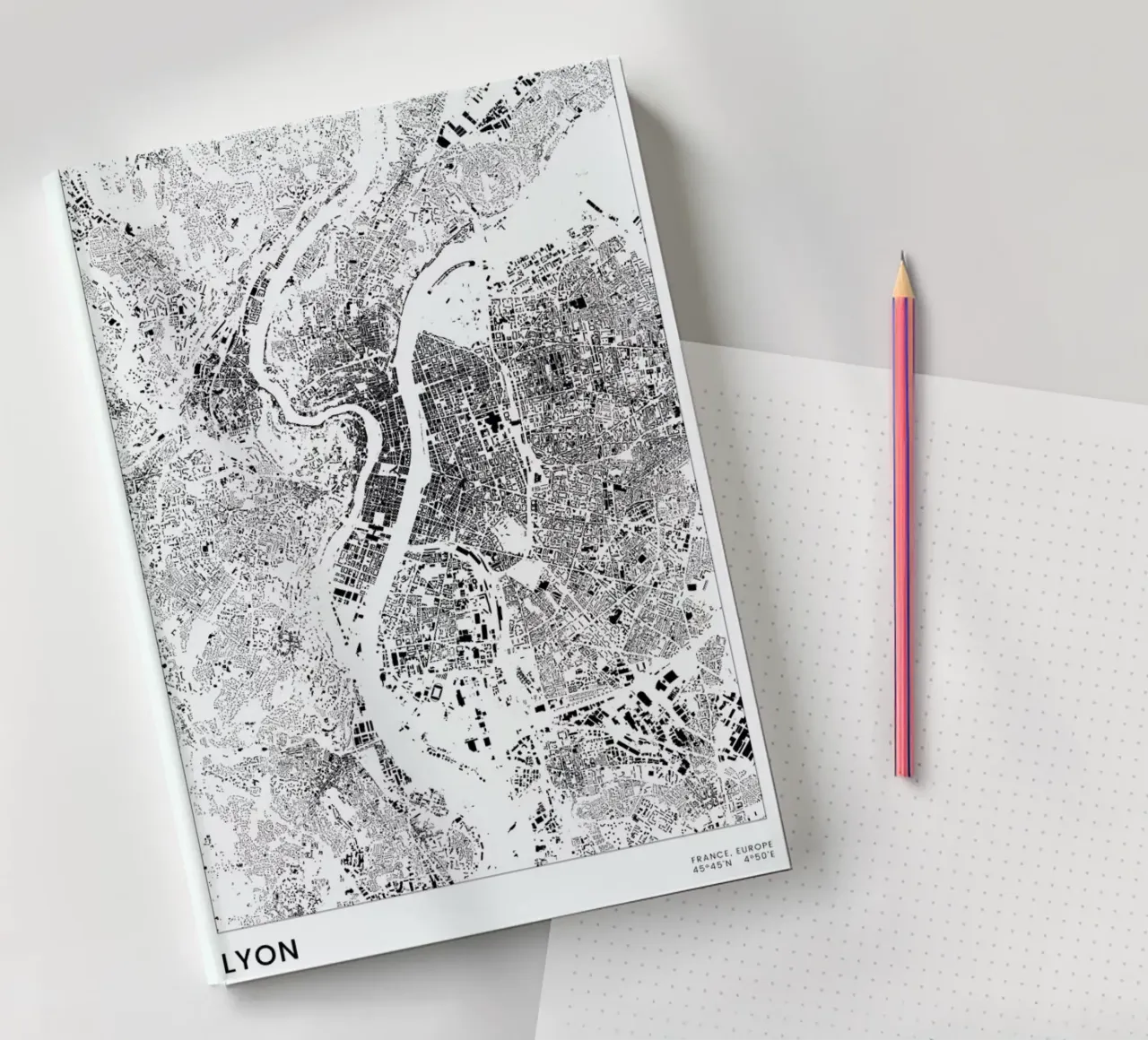 Lyon notebook by The Cartography Collection