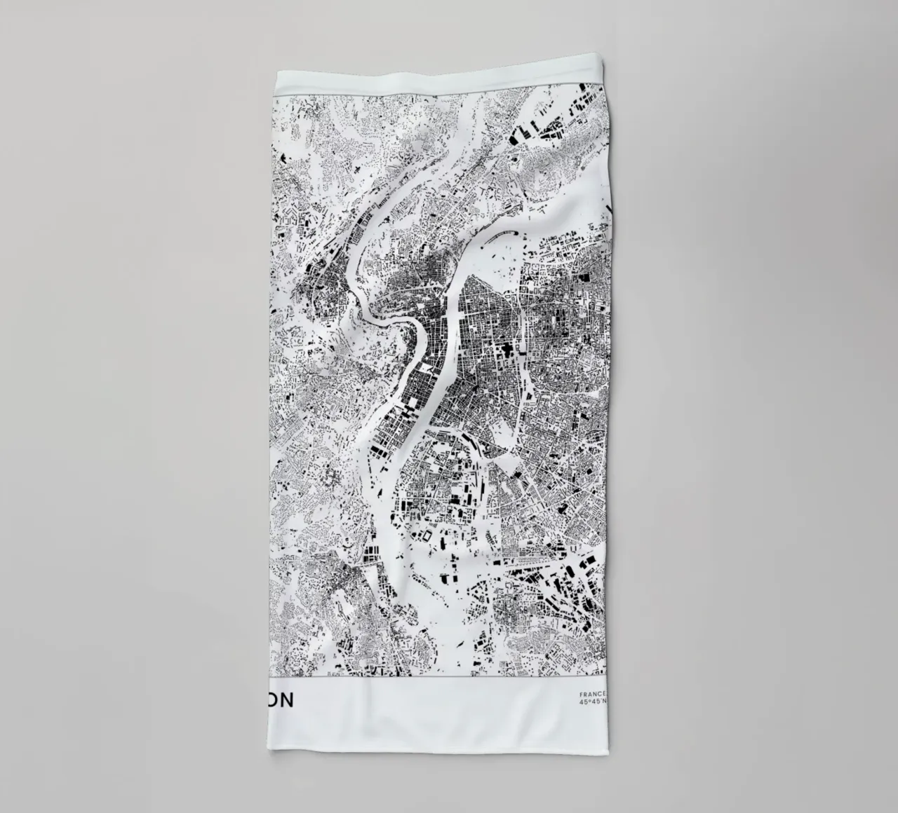 Lyon asciugamano da bagno da The Cartography Collection