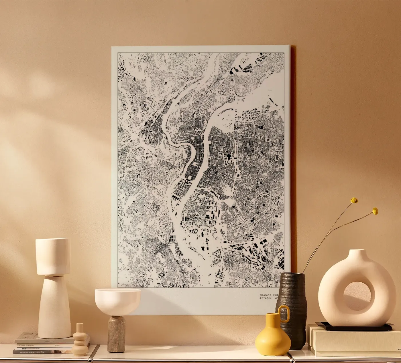 Lyon tela da The Cartography Collection