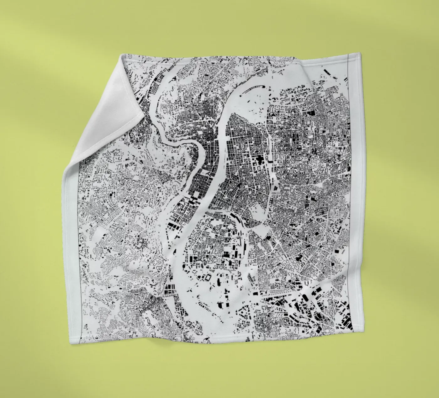 Lyon fleecedeken van The Cartography Collection