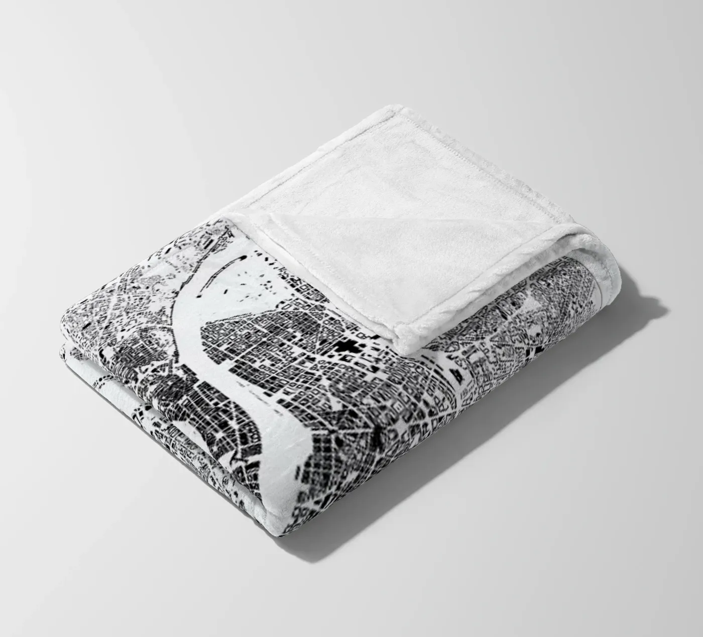 Lyon fleecedeken van The Cartography Collection