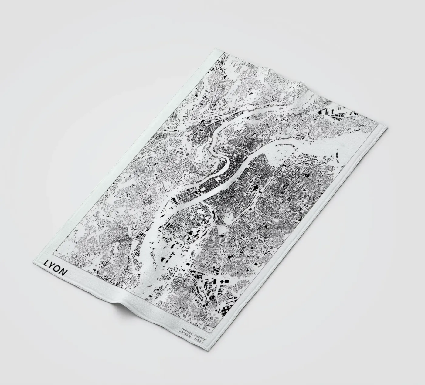 Lyon fleecedeken van The Cartography Collection