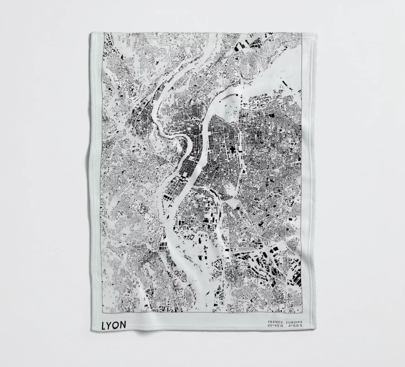 Lyon fleecedeken van The Cartography Collection