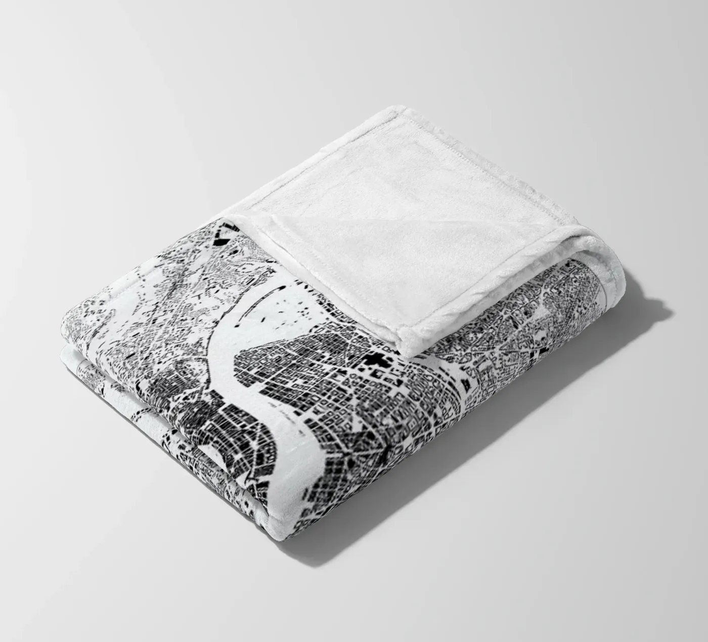 Lyon fleecedeken van The Cartography Collection