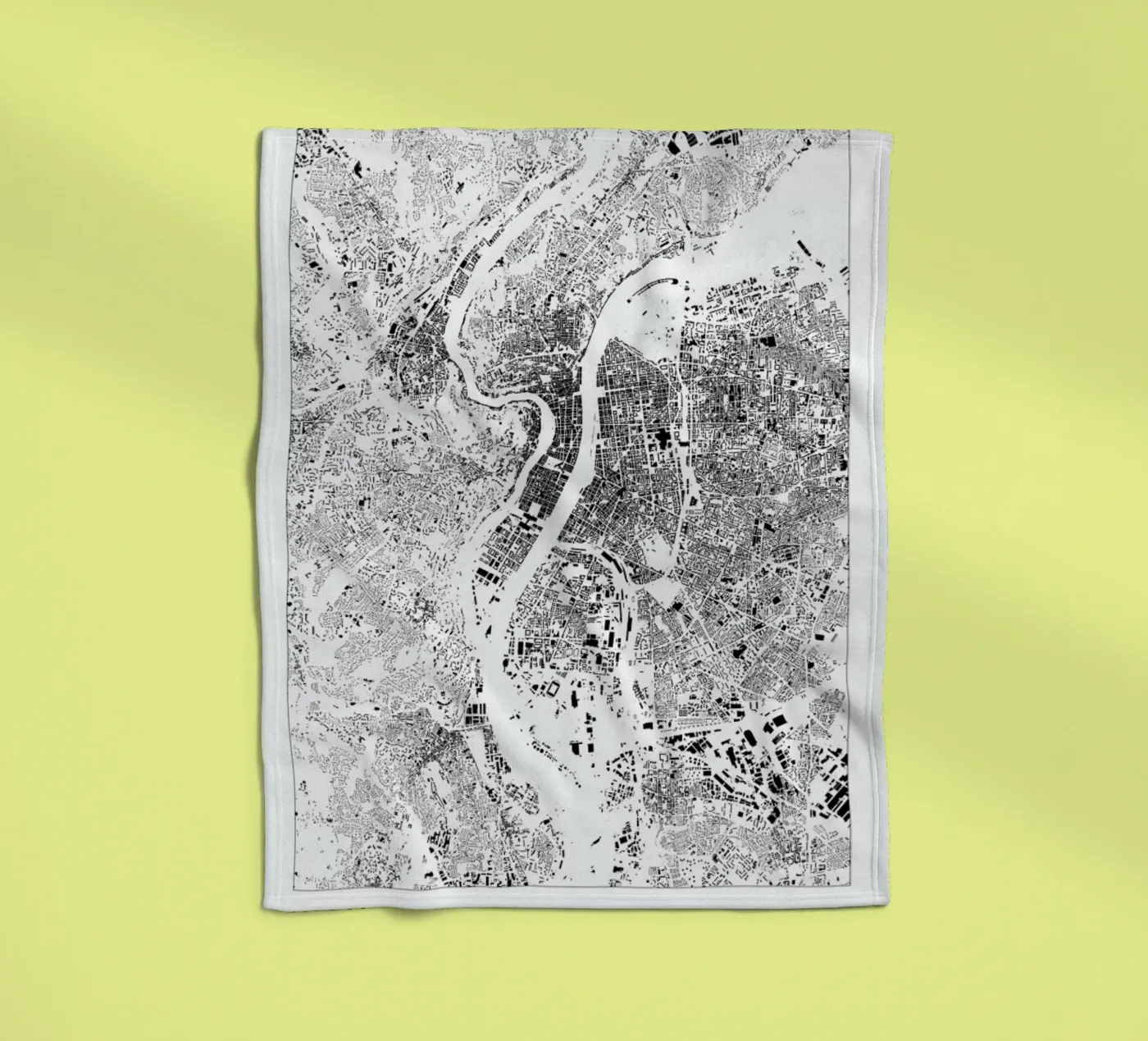 Lyon fleecedeken van The Cartography Collection