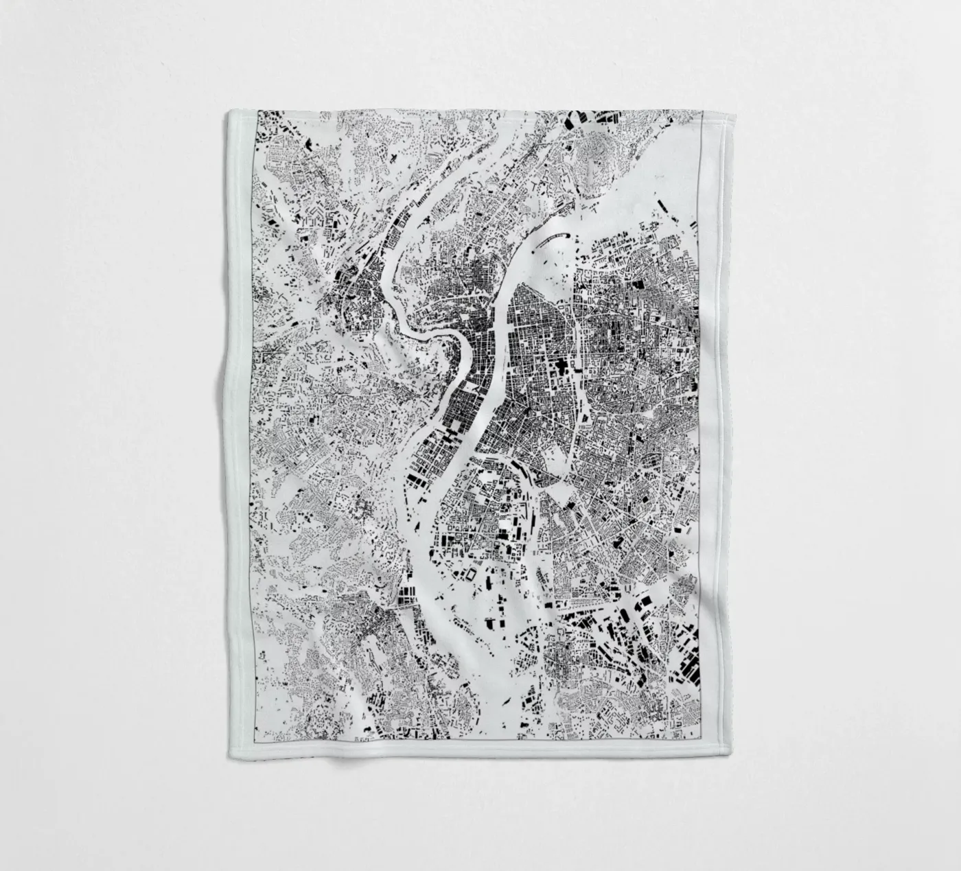 Lyon fleecedeken van The Cartography Collection