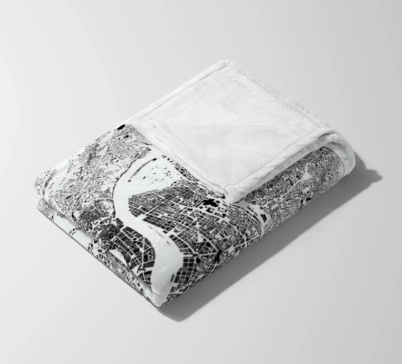 Lyon fleecedeken van The Cartography Collection