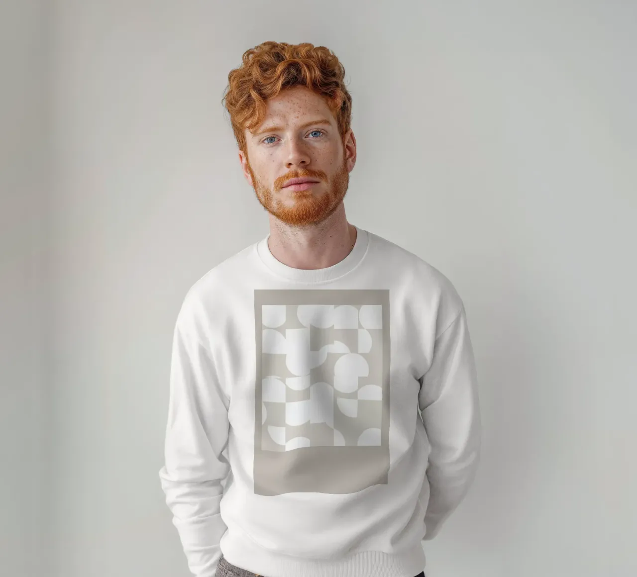 Circle Brown sweatshirt by 170QM