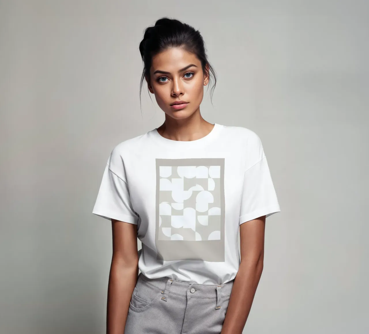 Circle Brown T-Shirt von 170QM