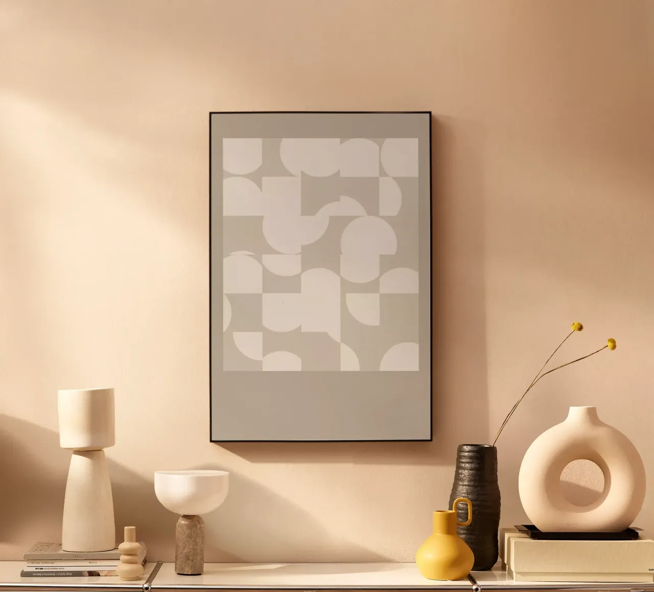 Circle Brown acrylic glass by 170QM