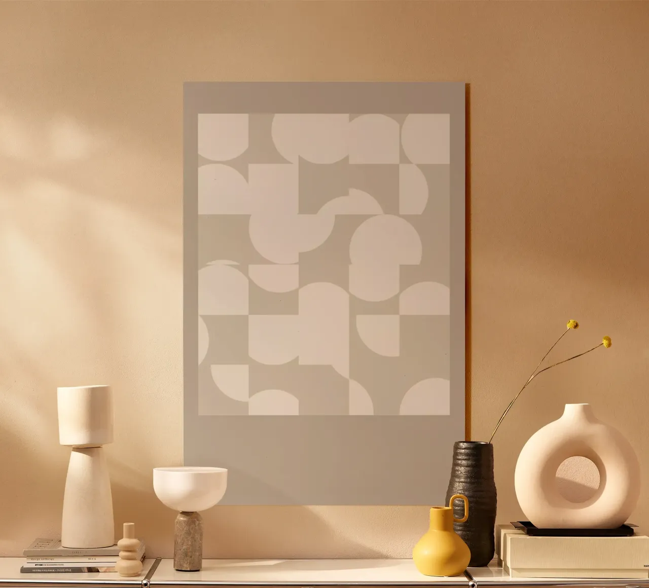 Circle Brown acrylic glass by 170QM