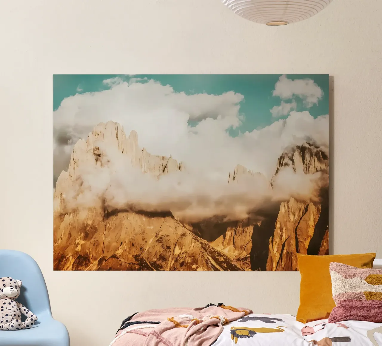 MONTAGNES NUAGEUSES plexiglas de Matthew Katz