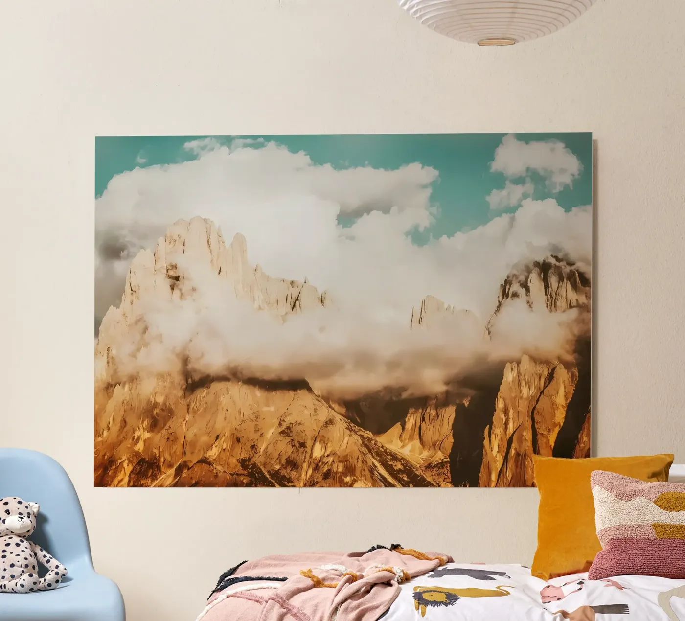 CLOUDY MOUNTAINS forex plate by Matthew Katz