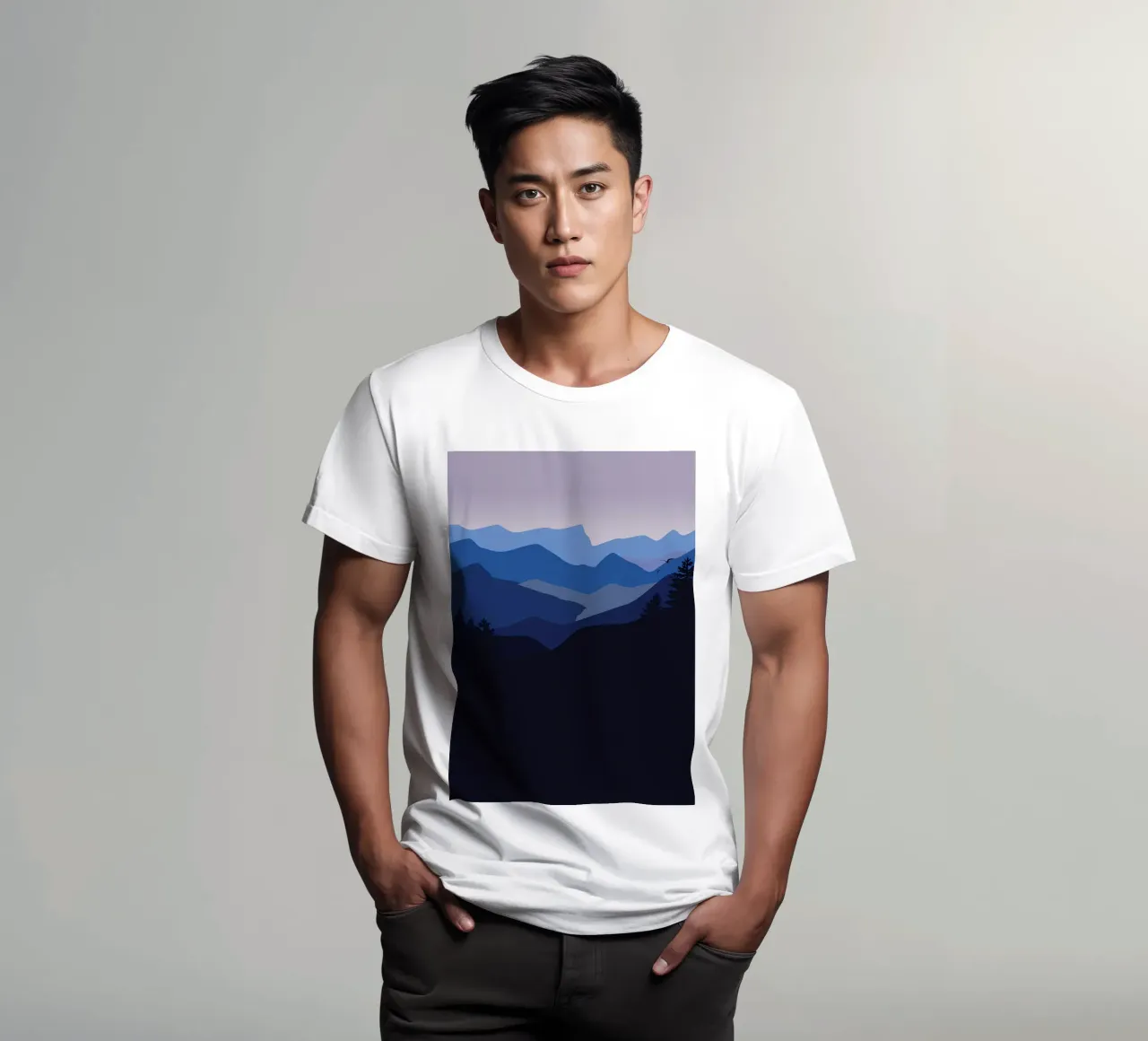Paesaggio montano t-shirt da Bartosz Powalka