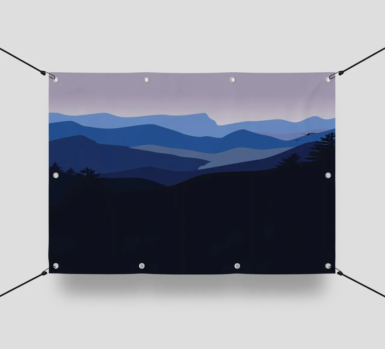 Paesaggio montano telo in pvc da Bartosz Powalka