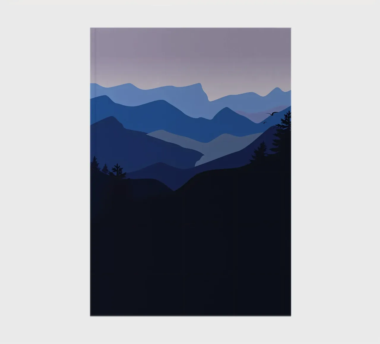 Mountain Lansdscape notebook by Bartosz Powalka