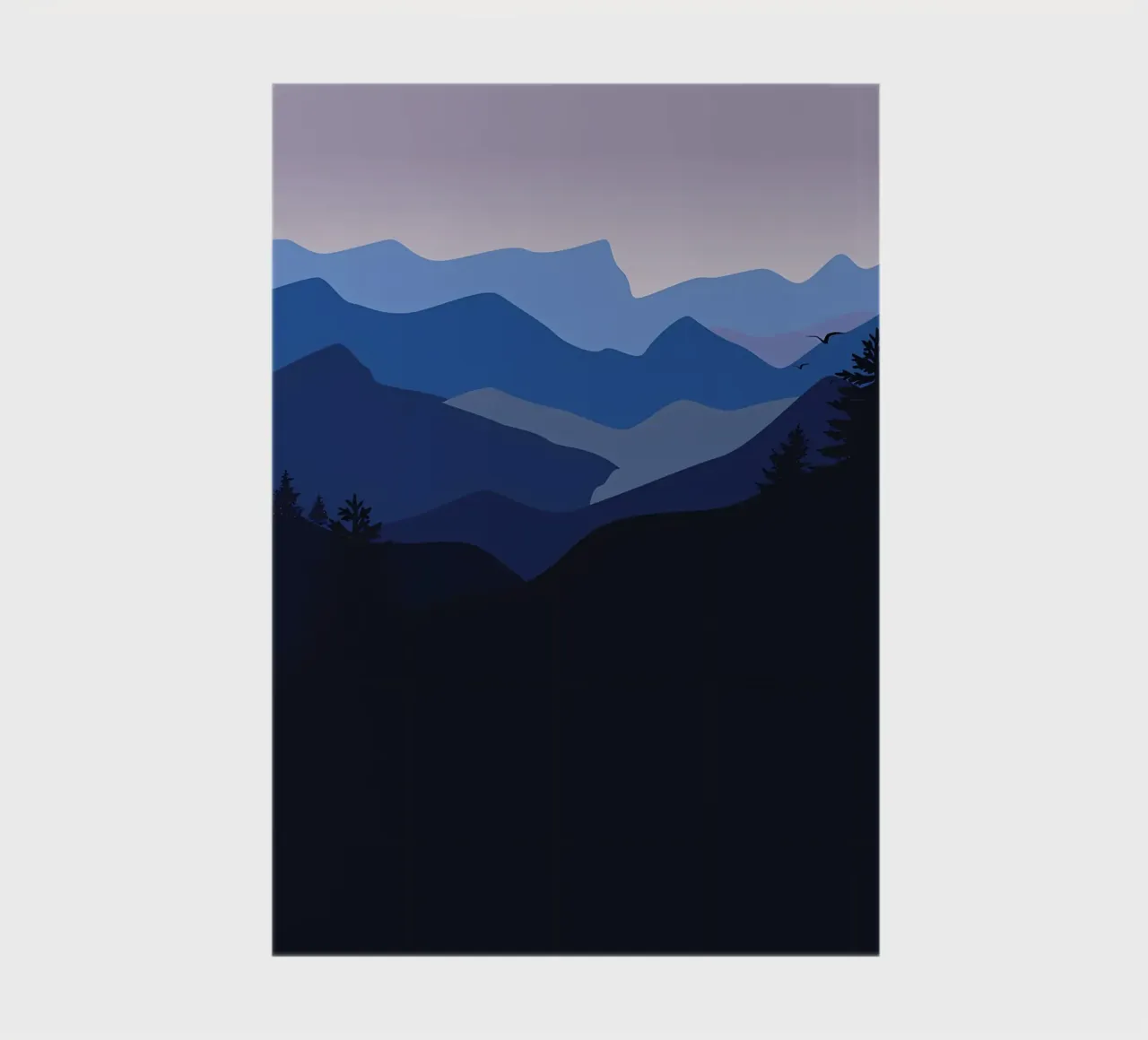 Mountain Lansdscape notebook by Bartosz Powalka