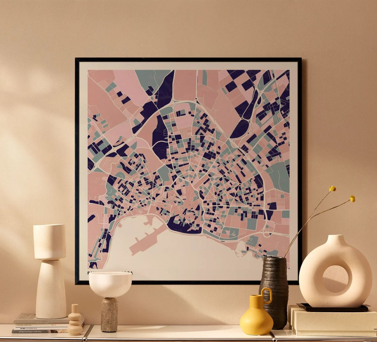 Palma de Mallorca III poster de The Cartography Collection
