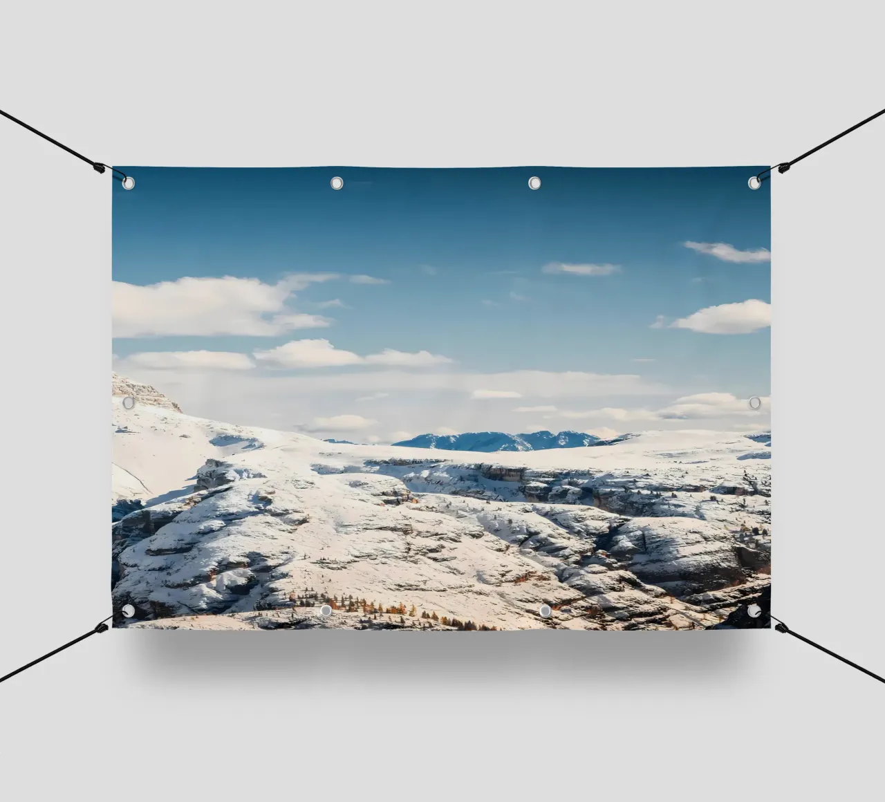 Tre Cime Panorama 4 telo in pvc da Matthew Katz