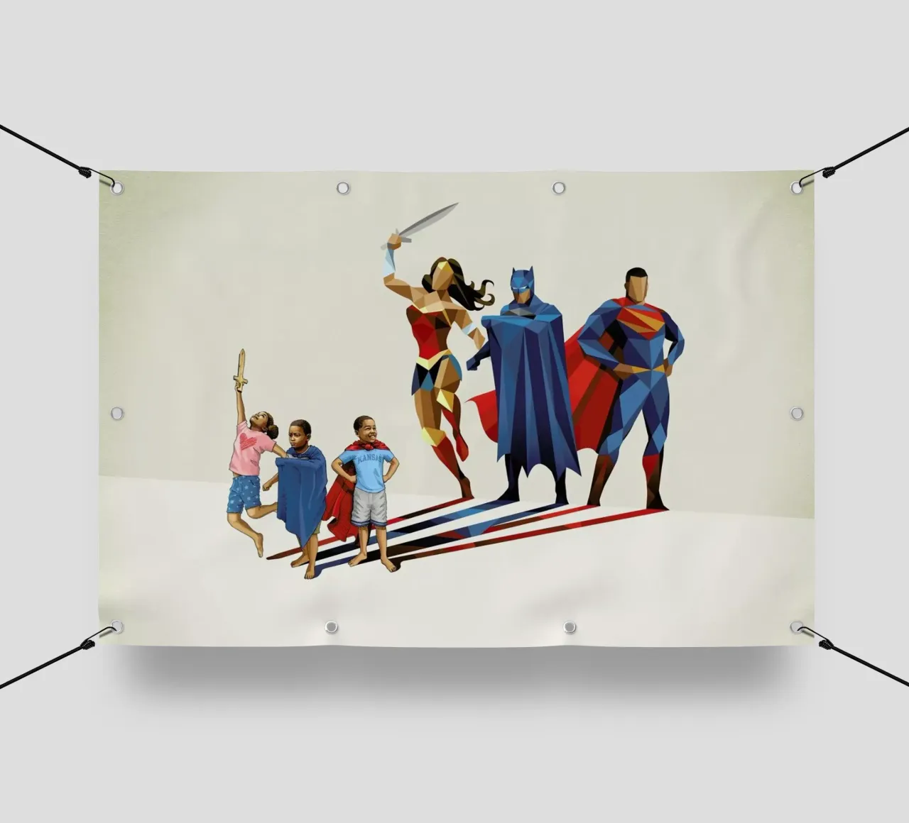 Super Shadows Trinity telo in pvc da Jason Ratliff