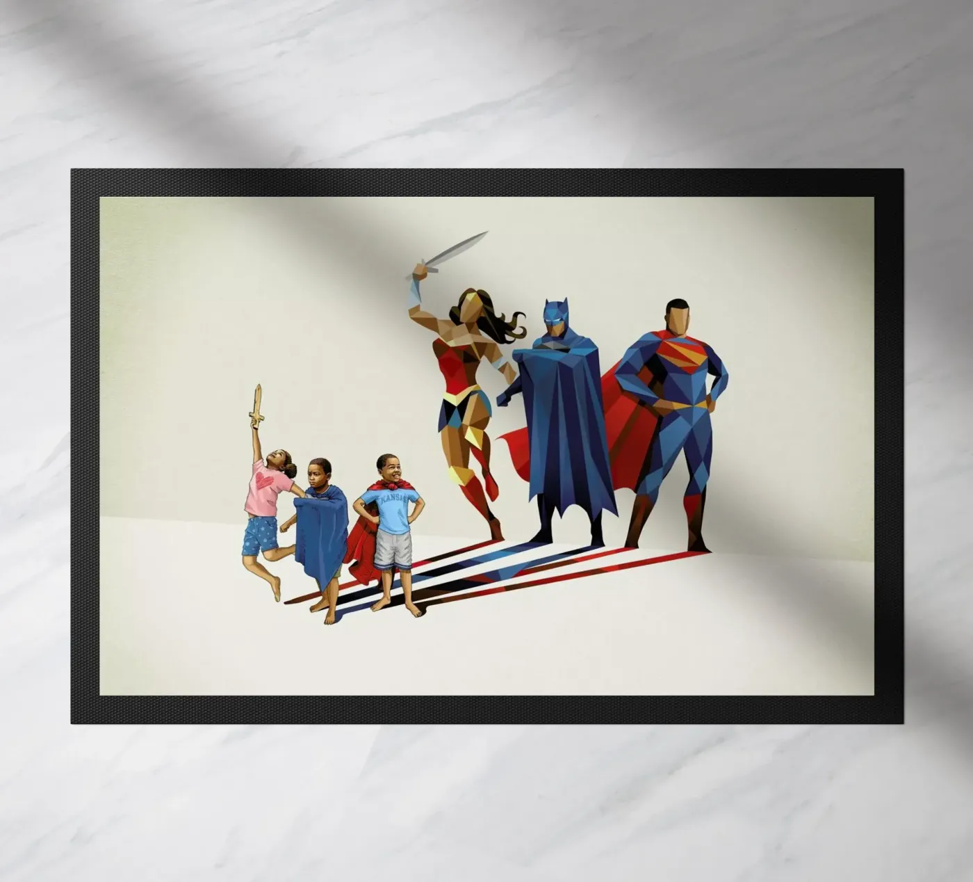 Super Shadows Trinity deurmat van Jason Ratliff