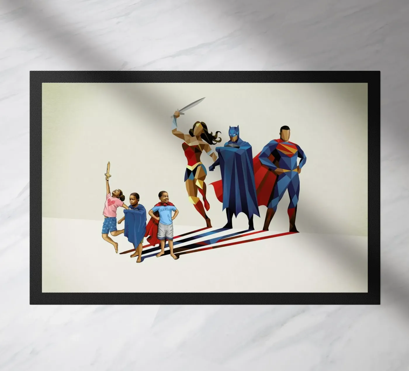 Super Shadows Trinity deurmat van Jason Ratliff