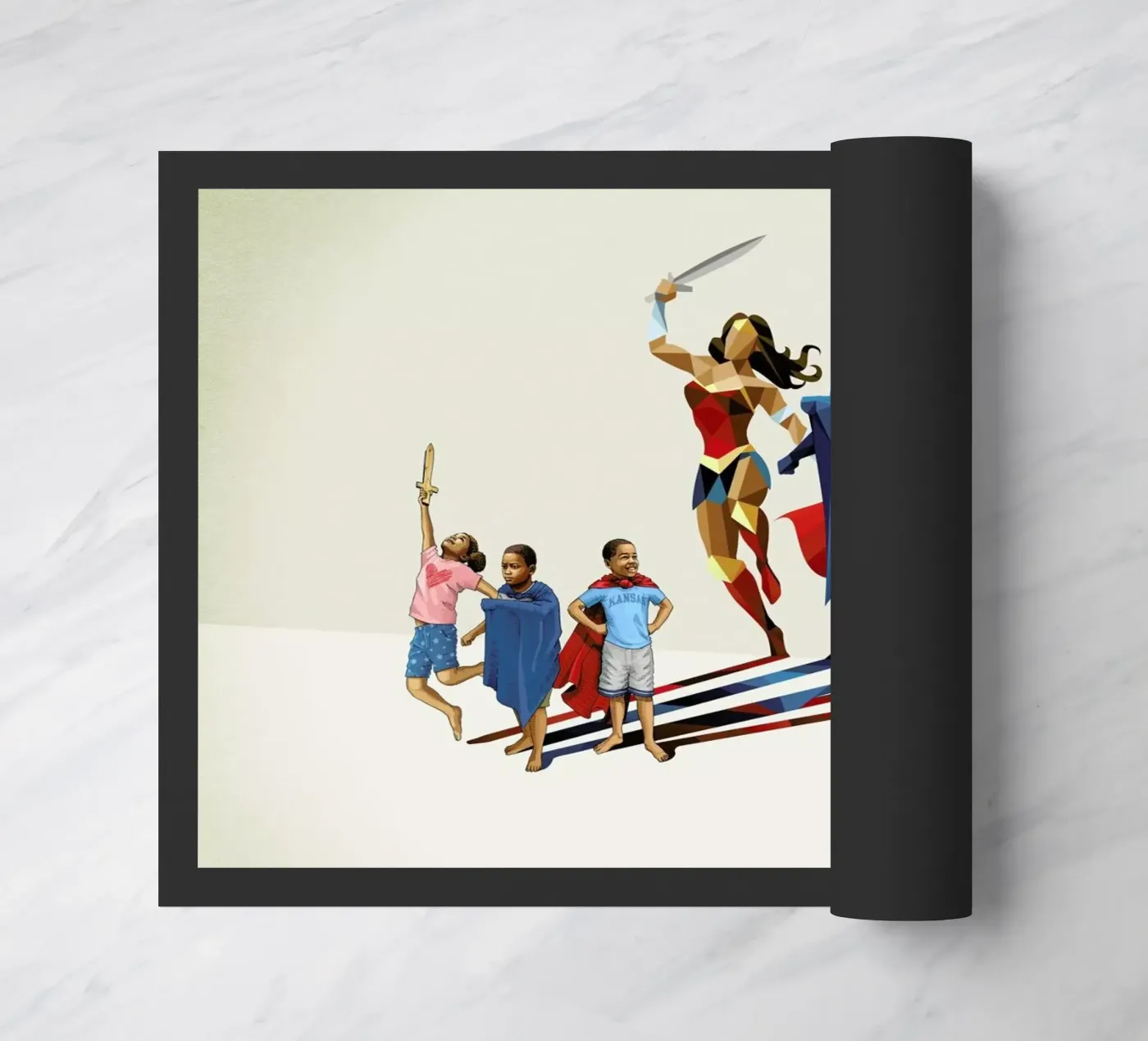 Super Shadows Trinity deurmat van Jason Ratliff