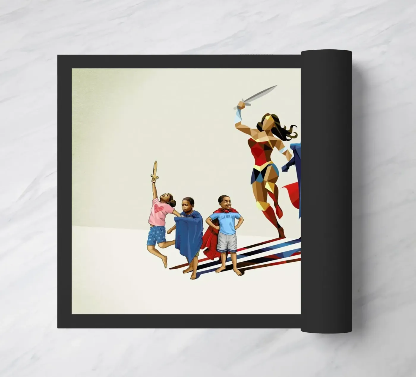 Super Shadows Trinity deurmat van Jason Ratliff