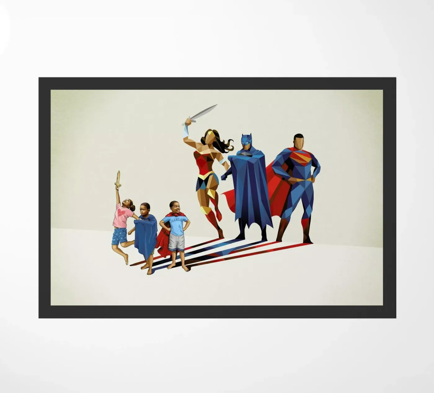 Super Shadows Trinity deurmat van Jason Ratliff