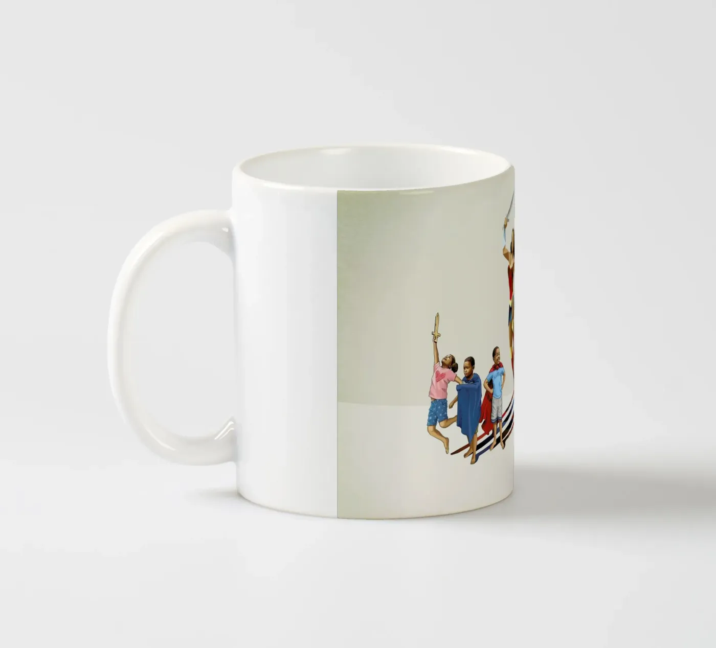 Super Shadows Trinity ceramic mug by Jason Ratliff