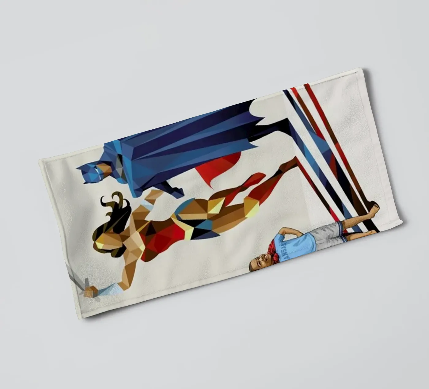 Super Shadows Trinity towel by Jason Ratliff