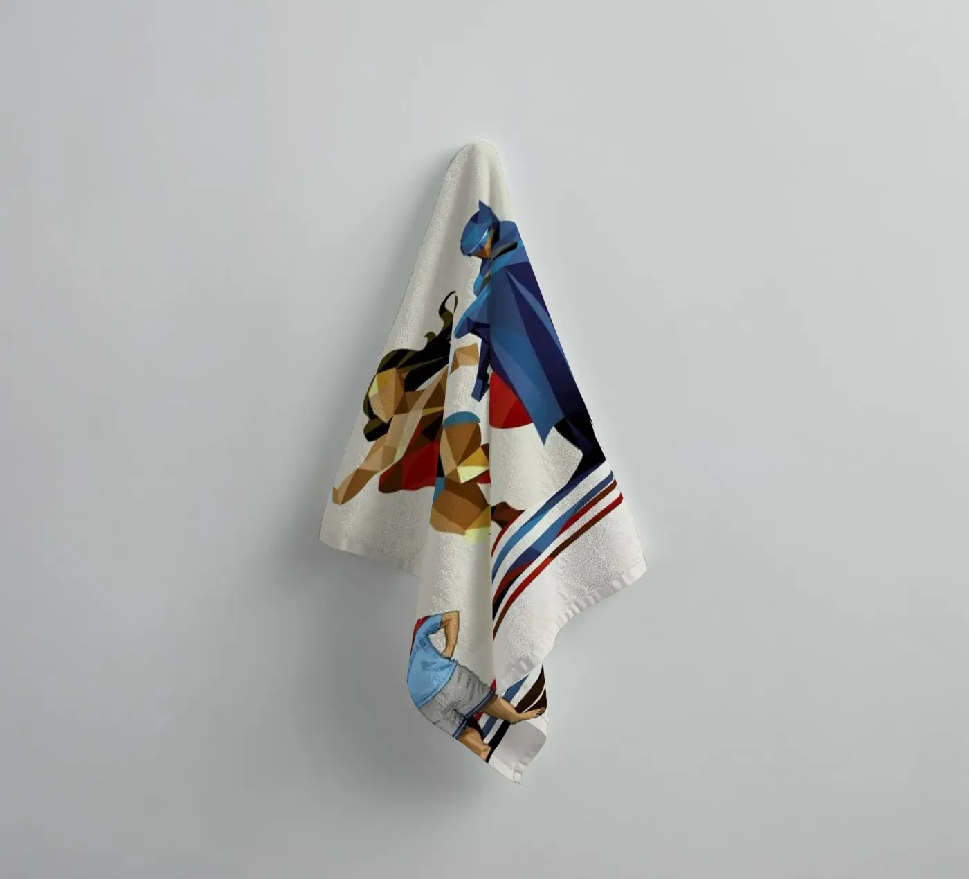 Super Shadows Trinity towel by Jason Ratliff