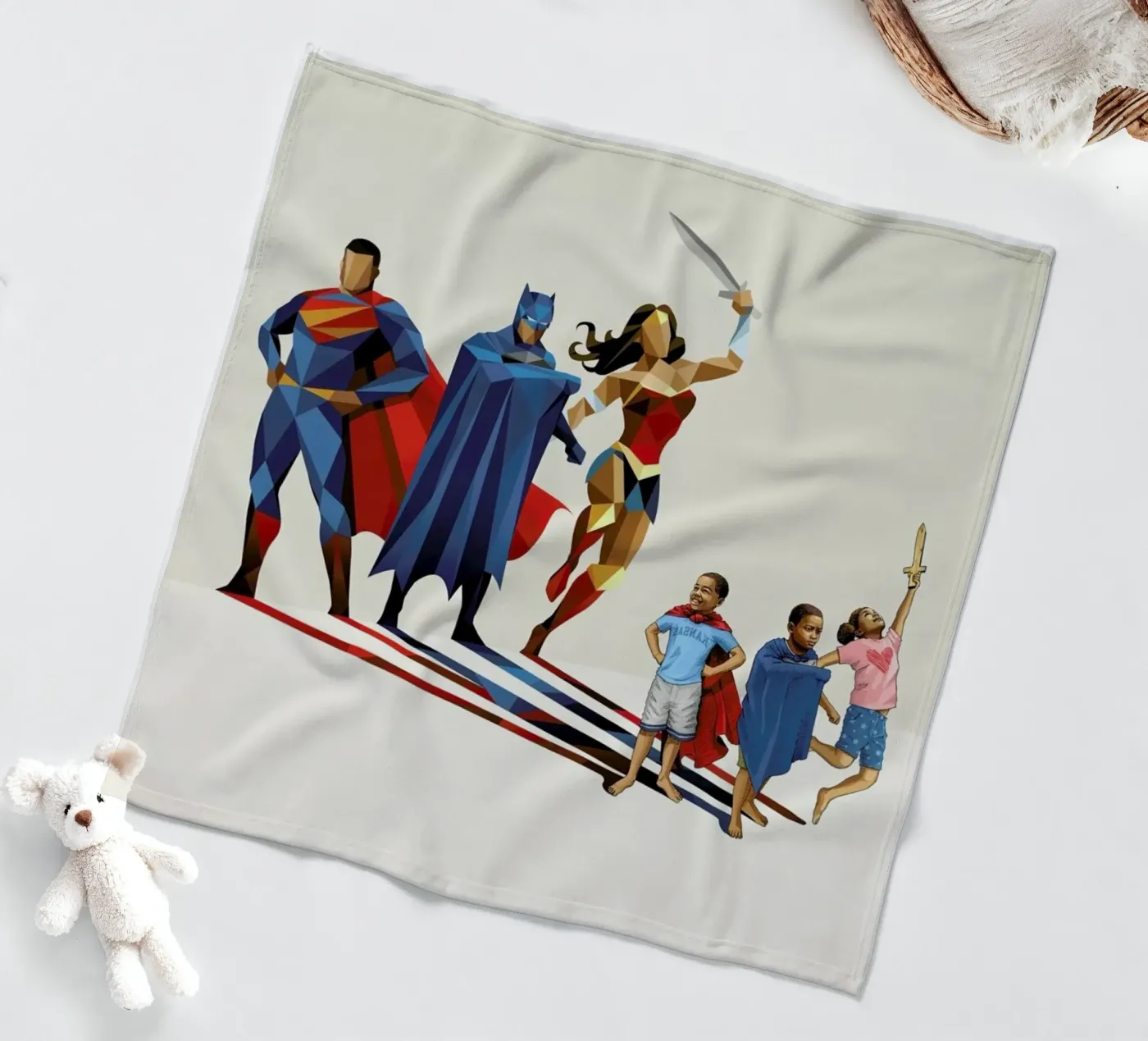 Super Shadows Trinity Fleecedecke von Jason Ratliff