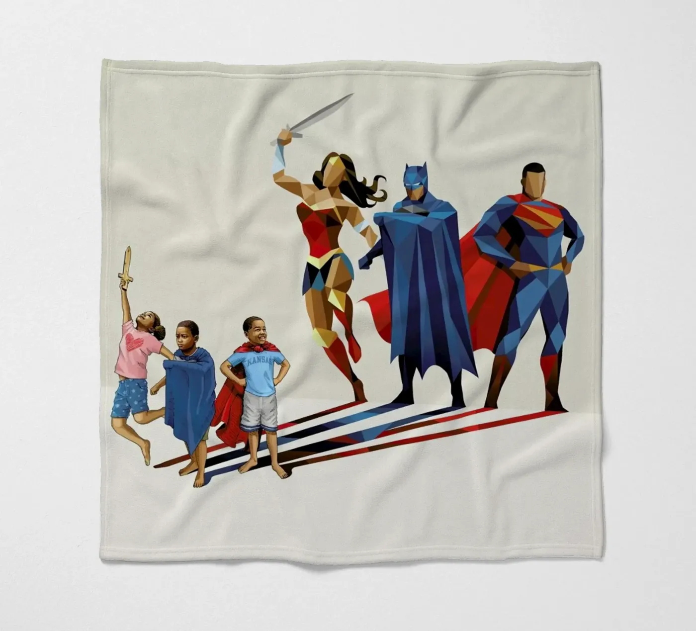 Super Shadows Trinity Fleecedecke von Jason Ratliff