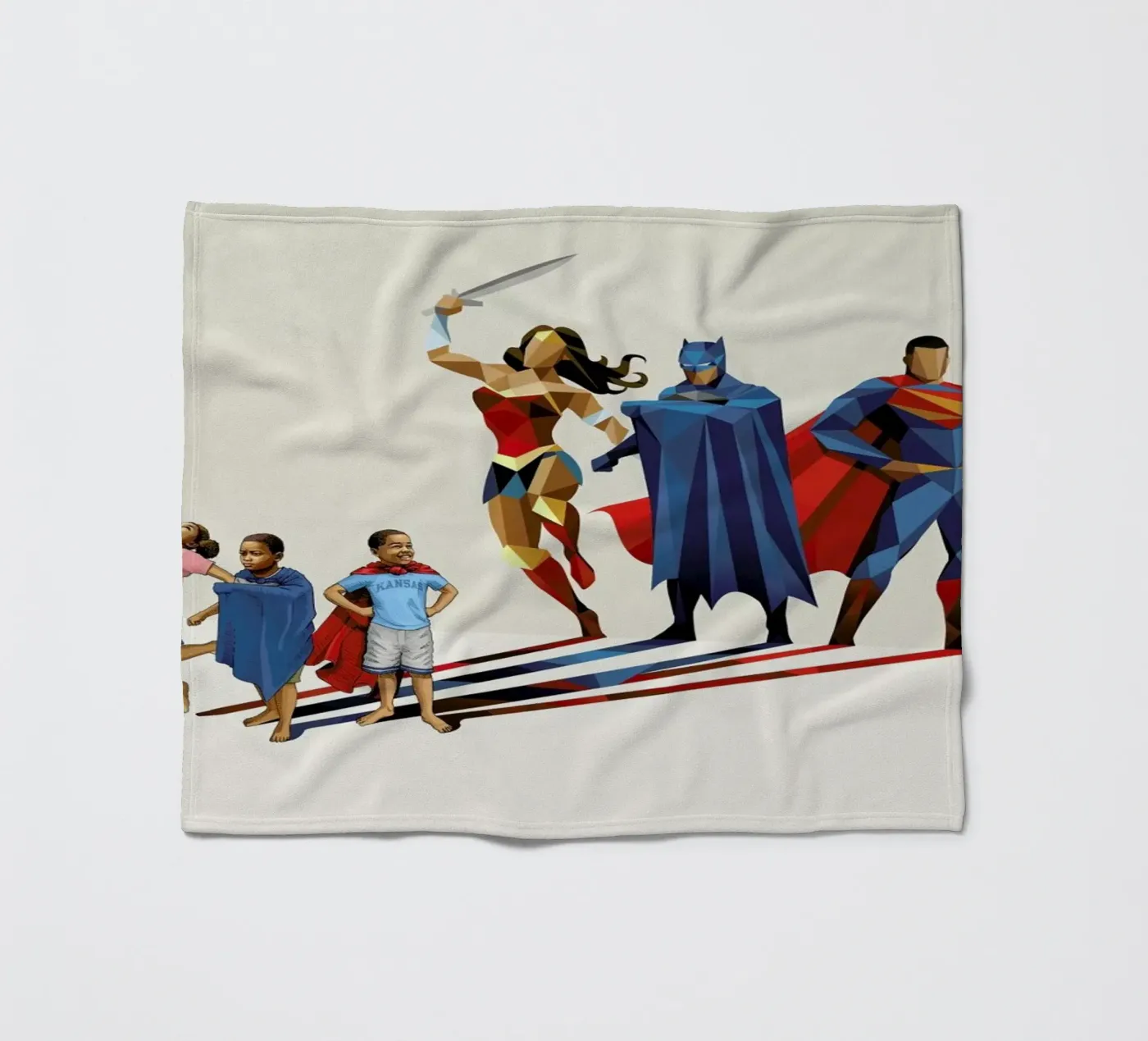 Super Shadows Trinity Fleecedecke von Jason Ratliff