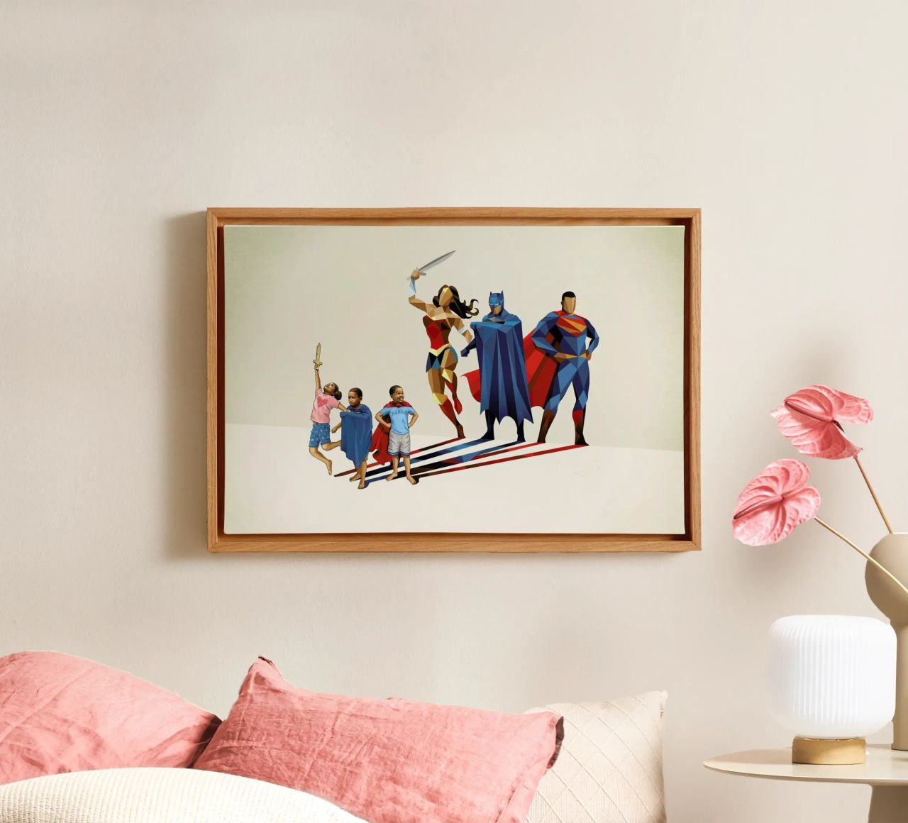 Super Shadows Trinity canvas by Jason Ratliff