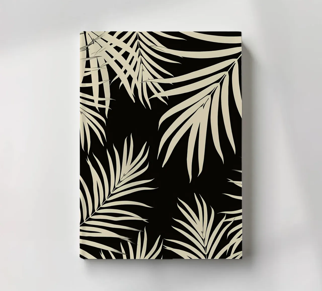 Palm Leaves Pattern 9 notebook by Nicholas Campbell