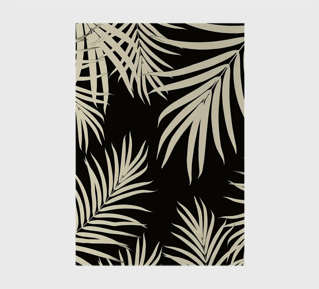 Palm Leaves Pattern 9 notebook by Nicholas Campbell