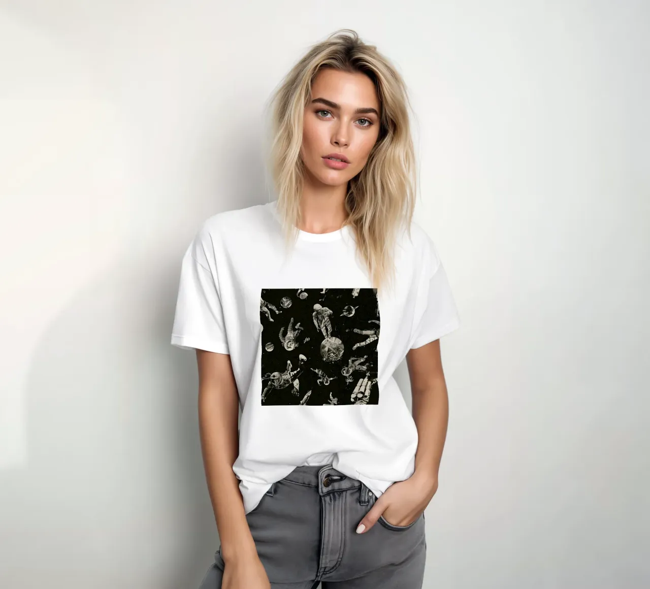 Infinity Space Print t-shirt da Matheus Lopes Castro