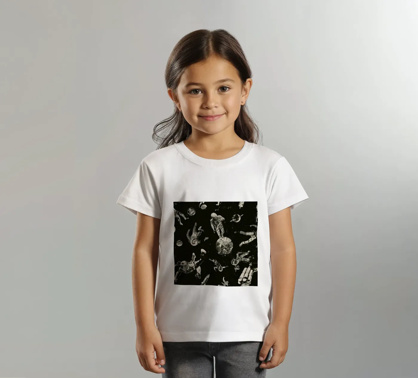 Infinity Space Print t-shirt bambini da Matheus Lopes Castro
