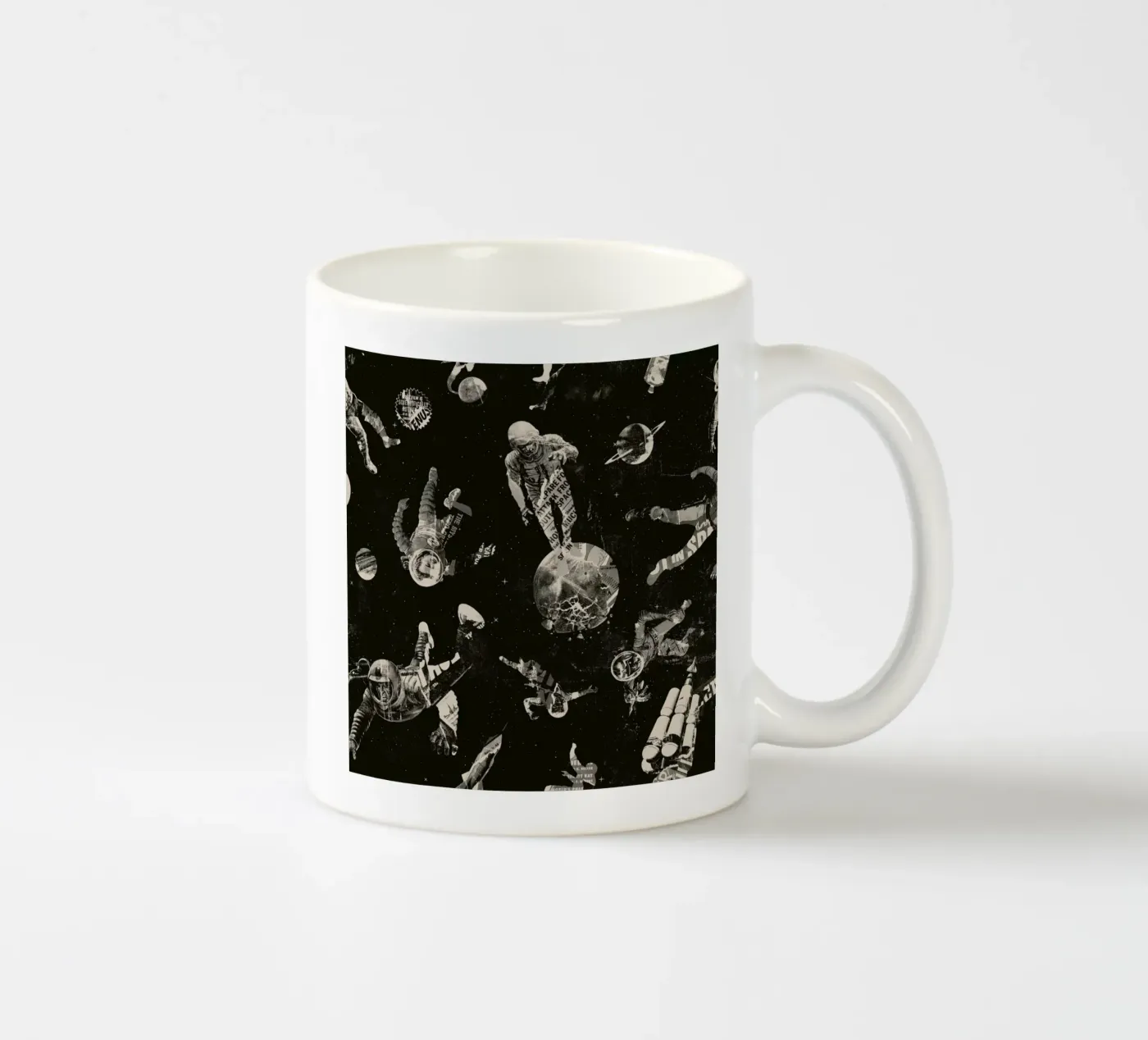 Infinity Space Print ceramic mug by Matheus Lopes Castro