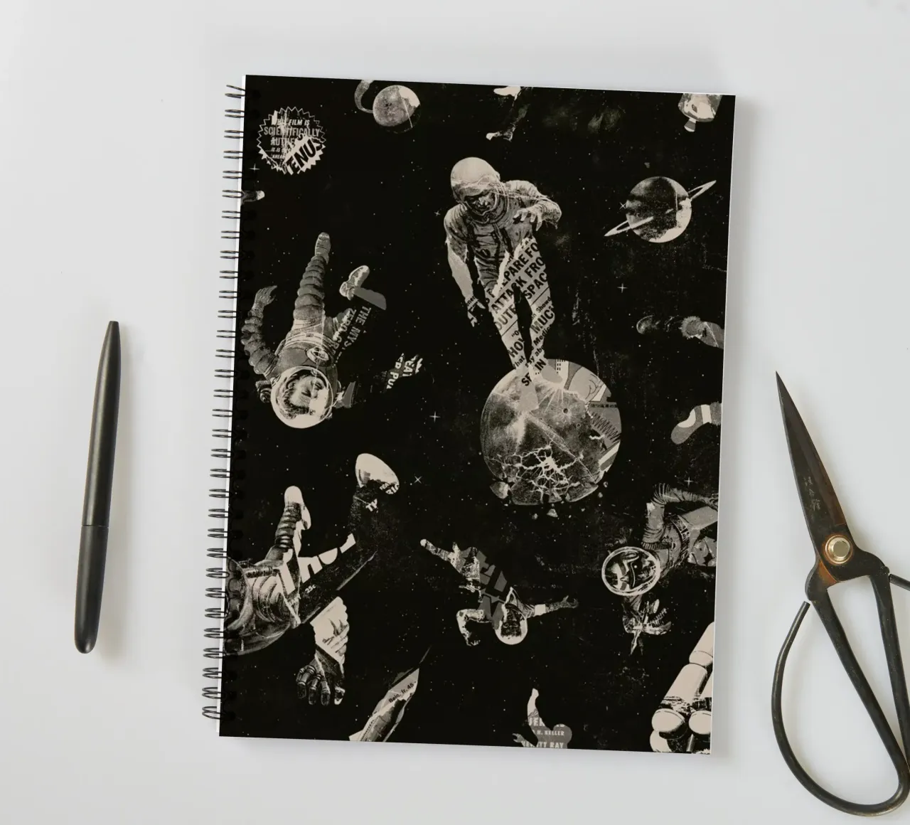 Infinity Space Print spiral notebook by Matheus Lopes Castro