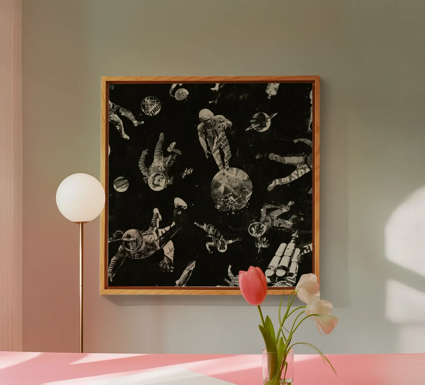 Infinity Space Print acryl van Matheus Lopes Castro