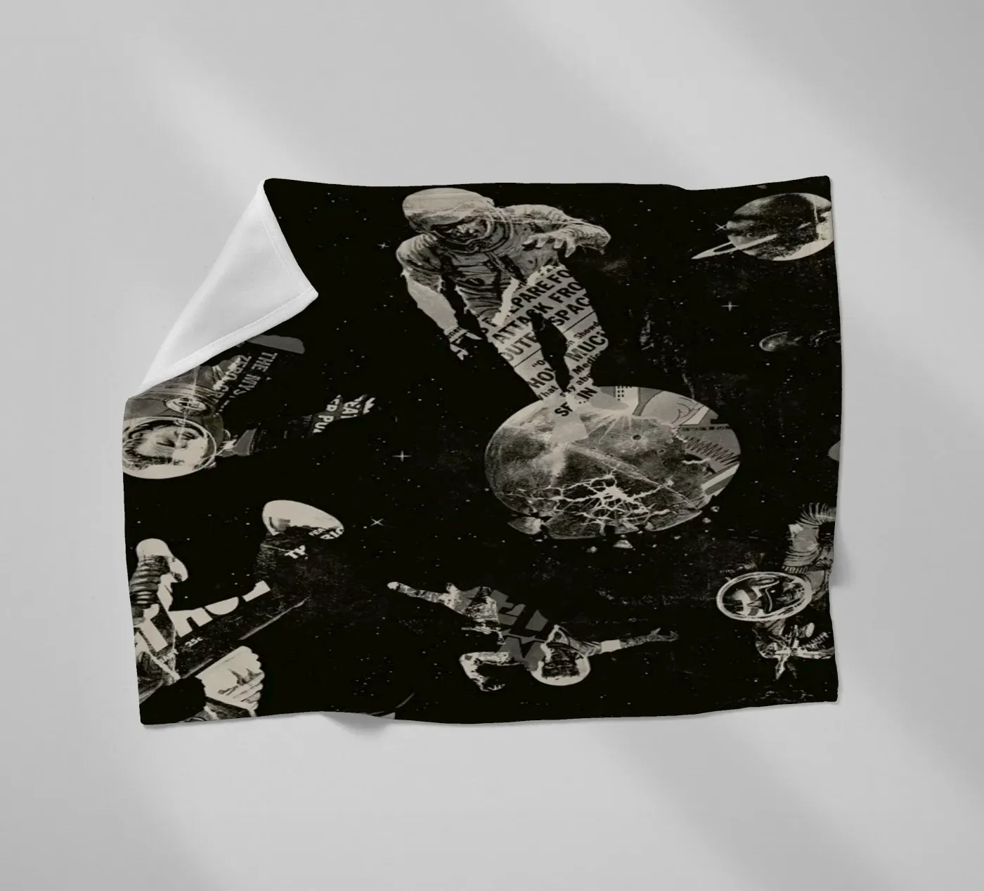 Infinity Space Print fleecedeken van Matheus Lopes Castro