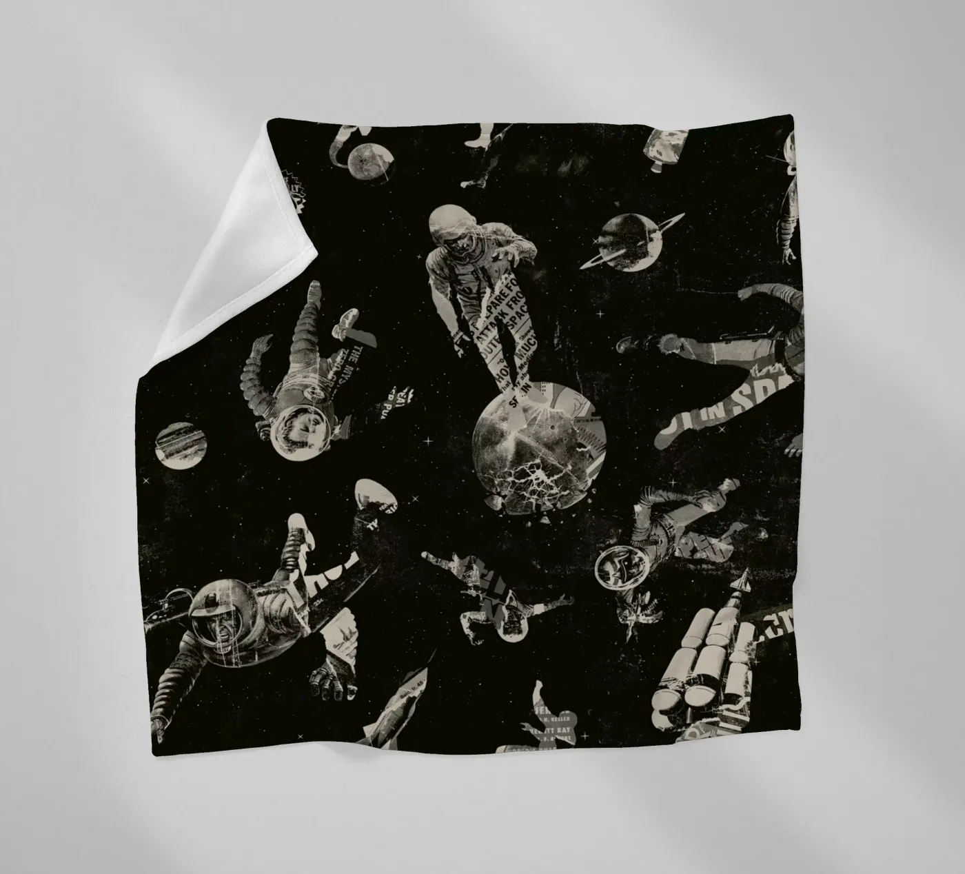 Infinity Space Print fleecedeken van Matheus Lopes Castro